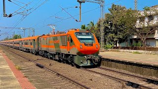 BRAND NEW AMRIT BHARAT EXPRESS Speed Trial Mumbai  Ahmedabad Route [upl. by Ja523]