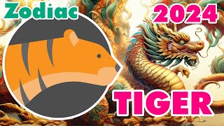 TIGER 2024 Zodiac Tiger Prediction  The Year of the Green Wood Dragon 【Master Tsai】 [upl. by Oneida]