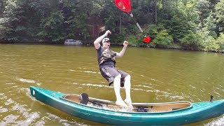 Kayak and Canoe safety How to get in a swamped kayak or canoe [upl. by Orban]