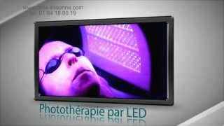 Photothérapie par LED pour rajeunissement du visage contre acné et vergetures  CLME Essonne [upl. by Megdal755]