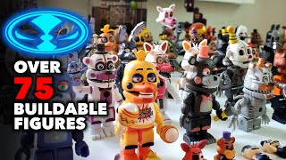 75 FIVE NIGHTS AT FREDDYS MCFARLANE FIGURE COLLECTION  2022 Complete FNaf Collection [upl. by Yelsnia]