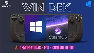 Windeck  Interfaz de Steam OS en windows  Temperaturas Control de TDP y FPS en Windows [upl. by Merton84]