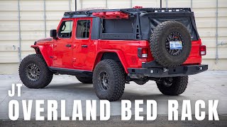 JT Gladiator Overland Bed Rack Install [upl. by Darsie]