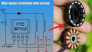 simple ideas bldc motor speed control with hall sensor  Brushless Dc motor speed ADJ with magnetic [upl. by Aneekat]