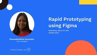 Rapid Prototyping using Figma [upl. by Rysler]