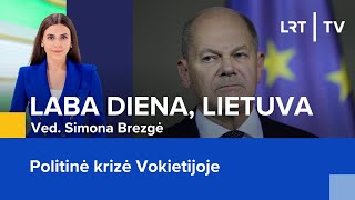 Politinė krizė Vokietijoje  Laba diena Lietuva  20241107 [upl. by Eletnahc]