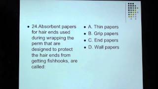 25 Cosmetology Perm Test questions for state board written exam [upl. by Alexei13]