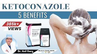 7 दिन मे Dandruff झड़ना रोके 5 Benefits of Ketoconazole Shampoo Ketoconazole Shampoo For Hair Loss [upl. by Auhoj423]