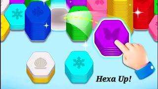 Hexa Up Hex Sort Puzzle Game [upl. by Milissa]