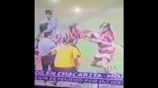 Graves incidentes y suspensión de Chacarita Juniors  Deportivo Morón Nacional B 19981999 [upl. by Ahsiened]