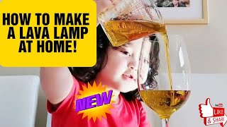 How To Make A Lava Lamp At Home I Science Experiments for Preschoolers [upl. by Wendin277]