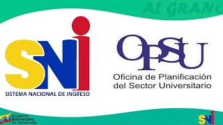 OPSUSNI2024Datos que NO se puede modificar [upl. by Asilej]