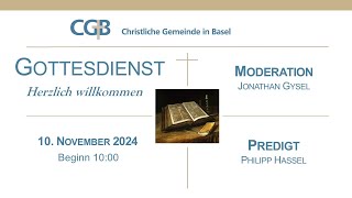 Familien Gottesdienst 10 November 2024 [upl. by Aidnahs]