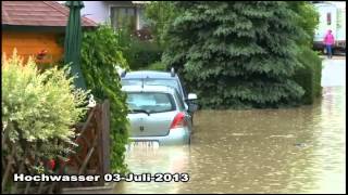 Hochwasser Unwetter 372013 Raum Mondsee [upl. by Willtrude764]