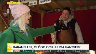 Sveriges äldsta julmarknad lockar folk från hela världen  Nyhetsmorgon  TV4 amp TV4 Play [upl. by Budd]