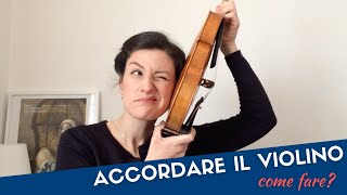 ACCORDARE IL VIOLINO  HOW TO [upl. by Mathian]