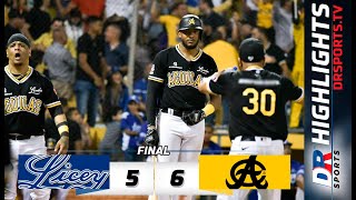 Resumen Tigres del Licey vs Águilas Cibaeñas  6 NOV 2022  Serie Regular Lidom [upl. by Yedsnil597]