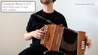 For Sale Castagnari Roma in GC  Accordion Doctor [upl. by Htedirem]