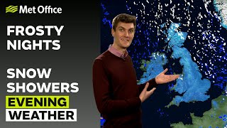 140124 – Tuning cold across the UK – Evening Weather Forecast UK – Met Office Weather [upl. by Arahahs]