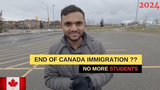 NO MORE STUDENTS IN CANADA 2024   CANADA GOVERNMENT CAP ON INTERNATIONAL STUDENTS  MR PATEL [upl. by Broome826]