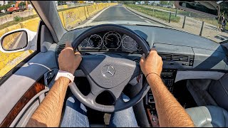 1999 Mercedes SL500 R129 Cabrio 50 V8 306HP  POV Test Drive 1319 Joe Black [upl. by Hassadah]