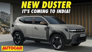 New Renault Duster  Rugged crossover in an allnew avatar  First Look  autocarindia1 [upl. by Brnaba]