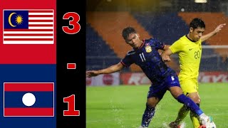 MALAYSIA VS LAOS FRIENDLY MATCH 2024  HASIL MALAYSIA VS LAOS [upl. by Crespo]