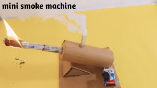 HOW to make mini dj smoke machine  diy smoke machine  science project  school project [upl. by Attegroeg]