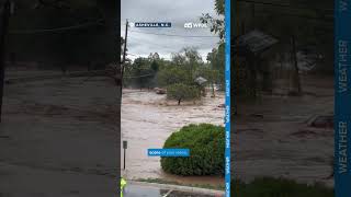 House Swept Away in Severe Tunnel Road Flooding [upl. by Divod]