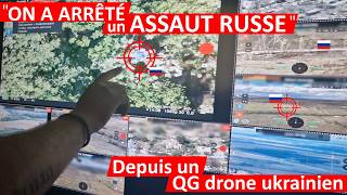 🇺🇦🇷🇺 quotON A ARRÊTÉ UN ASSAUTSUICIDE RUSSE quot  depuis un QG drone de la région de Kharkiv [upl. by Avihs]