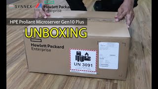 Unboxing HPE Microserver Gen10 Plus [upl. by Ecylla383]