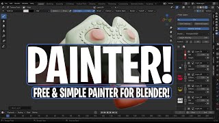 A New amp Free Blender Painting Addon Has Landed [upl. by Anerb63]