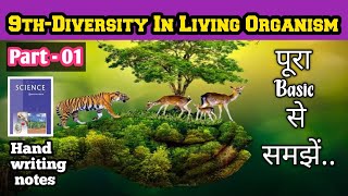 Diversity In Living Organism Class 9 [upl. by Moulton]