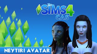 Sims4  CAS Neytiri Avatar [upl. by Ainafetse]