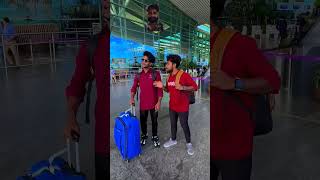 Airport main train🤣 comedy fun friends funny vikramcomedyvideo vikramfunnyvideo airport [upl. by Meekah]