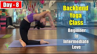 Day  8 Backbend Yoga Class  Basic to Intermediate Level  Yoga With Sandeep  Vietnam [upl. by Gherardi]