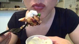 SassEsnacks ASMR  Chicken Kabob Kebab  Foods On a Stick Part 3  Eating Sounds [upl. by Dolph]