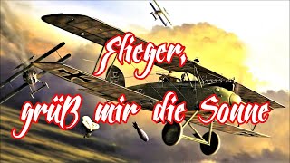 Der Michel  Flieger grüß mir die Sonne  FliegerliedAviator Song  English Translation [upl. by Gillman]