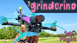 Grinderino 1st Flight  Sub 250g Freestyle is Actually Great [upl. by Kingdon849]