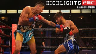 Mario Barrios stops 7th opponent in a row with Zamora win  The Road to CaneloCharlo [upl. by Nessim]