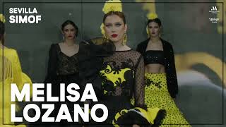 Desfile de flamenca de Melisa Lozano en Simof 2023 [upl. by Anaizit779]