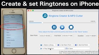 Ringtone Creator amp MP3 Cutter  Create ringtone for iPhone [upl. by Aihtennek381]