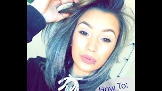 How To Get Ash Grey  Granny Hair Easy  Demo [upl. by Bohannon]