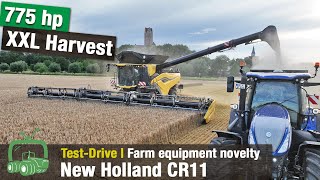 New Holland CR11 Test Drive  New XXL Combine  Zedelgem Factory Tour CR10  Farming [upl. by Nuaj]