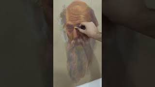 painting with chalk pastels art easydrawing paint howtodraw drawing [upl. by Assirram]