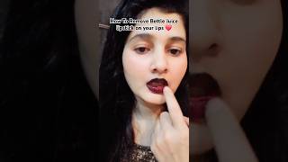 Beetle juice lipstick hack 😱shorts trending makeup [upl. by Sixele]