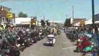 Cruising Main Street at Sturgis Bike Week [upl. by Noyahs]