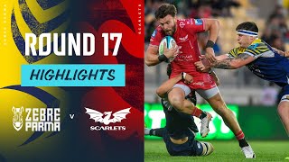 Zebre Parma v Scarlets  Instant Highlights  Round 17  URC 202324 [upl. by Mattheus]