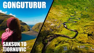 Hiking Gonguturur  Saksun to Tjornuvik  Streymoy  Faroe islands [upl. by Ylecic]