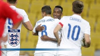 Moldova U21s 03 England  Goals amp Highlights [upl. by Anahs]